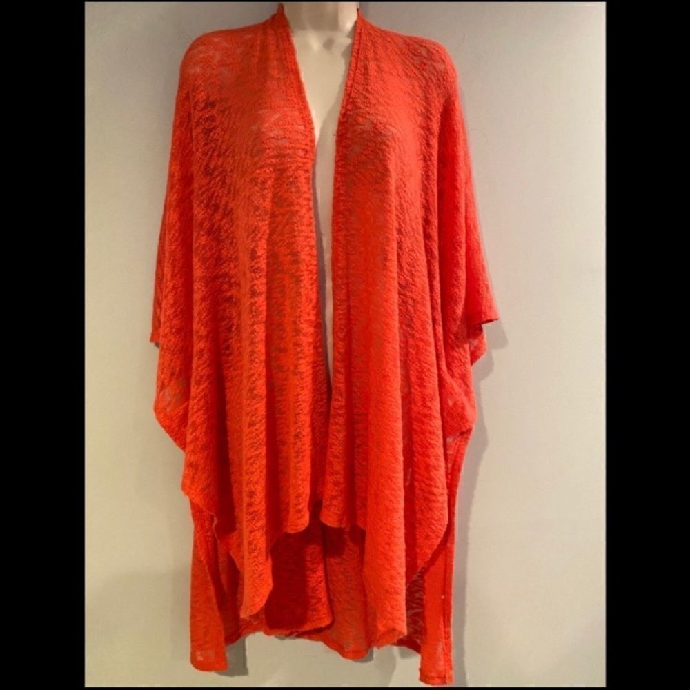 Status By Chenault Orangecascade Drape Cardiganm - image 2